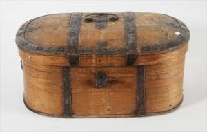 Färdskrin, allmoge, 1700-tal