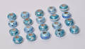 Charlotte Borgen, 20 charms -  emaljebeadscharms - lysblå 20