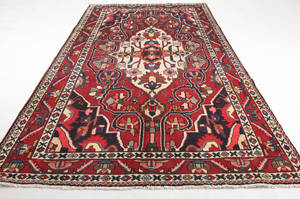 Persisk handknuten matta old Bakhtiari 335x190 cm