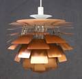 Poul Henningsen, Koglen i kobber, 60 cm.  