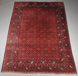 Afghansk tæppe, 288 x 203 cm.