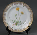 Kgl. Porcelæn. Flora Danica tallerken nr. 3849
