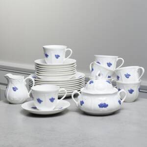 SERVISDELAR, 17 delar, Blå Blom, Gustavsberg