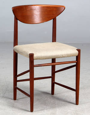 Hvidt  Mølgaard. Spisestol, teak