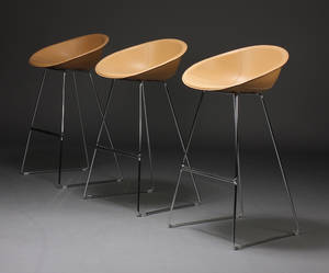 Gliss. Barstole, kernelæder 3 
