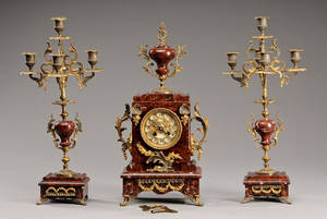 Fransk urgarniture, ca. 1880 3