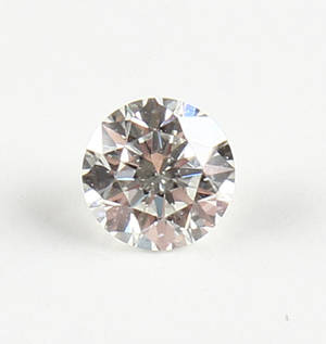 Uindfattet brillant. Ca. 0.20 ct