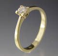 Solitaire ring ca. 0.23 ct.