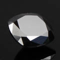 Uindfattet behandlet sort diamant  ca. 10.31 ct.