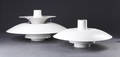 Poul Henningsen. PH5 og PH4 pendel, hvid 2