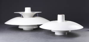 Poul Henningsen. PH5 og PH4 pendel, hvid 2