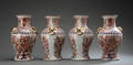 Fire kinesiske vaser af porcelæn 4