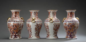 Fire kinesiske vaser af porcelæn 4