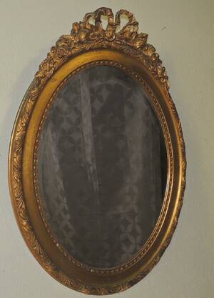 Gustaviansk Stil Spegel 1900-tal 95x70cm