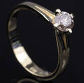 Solitaire ring ca. 0.53 ct.