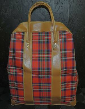 Väska Scotch Rutig Höjd 54cm Nyskick