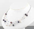 3 strand fresh water pearl necklace