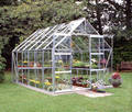 Halls drivhus Magnum 128 9,9  m2 med 3mm glas