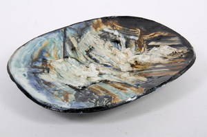 Jeppe Hagedorn-Olsen. Keramisk fad.