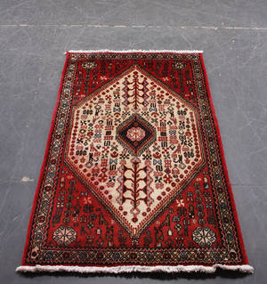 Persisk Abadeh Fars Shiraz tæppe 133 x 78 cm