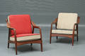 H. Brockmann-Petersen, Par lænestole, teak, dansk møbeldseign, 1950erne 2 