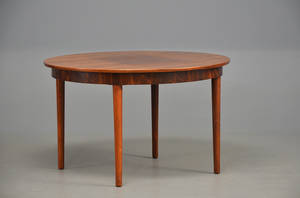 Rundt spisebord af palisander, 1. tillægsplade 2