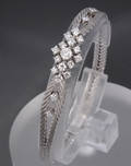 Diamant vintagearmbånd, ca. 1.05 ct.