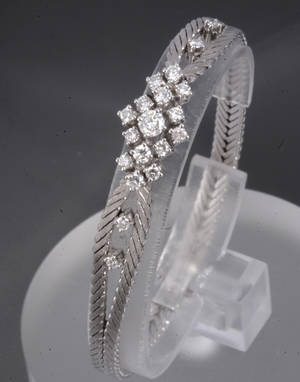 Diamant vintagearmbånd, ca. 1.05 ct.
