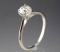 Solitaire ring ca. 0.30 ct.