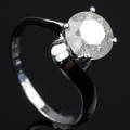 Solitaire ring ca. 2.03 ct.