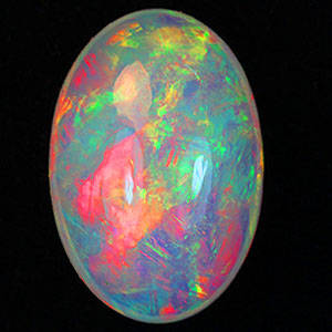 Uindfattet opal - ca. 7.40 ct