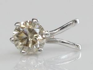 Brillantvedhæng, ca. 0.70 ct.