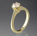 Solitaire ring ca. 0.60 ct.