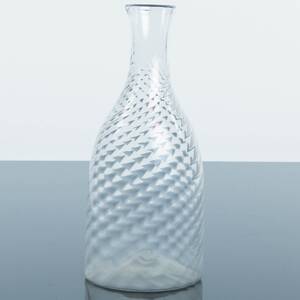 KARAFF 1800-tal, spiralvriden, h27cm