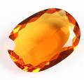 Uindfattet citrin. Ca. 207.75 ct