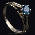 Solitaire ring ca. 0.70 ct.