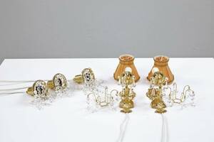 LJUSLAMPETTER, ett par, samt FÖNSTERLAMPOR, 3 st