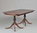 Two Pillar table af mahogni 1900-tallets 2. halvdel 