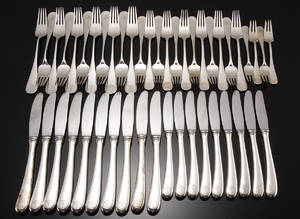 A. Michelsen. Ida bestik, sterlingsølv 46