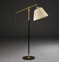 Aage Pedersen.Teleskop standerlampe, Le Klint 349