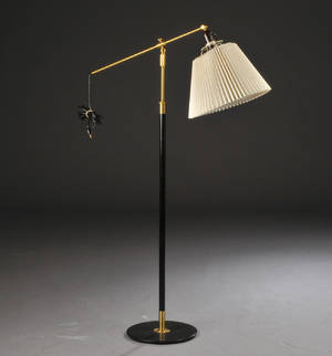 Aage Pedersen.Teleskop standerlampe, Le Klint 349