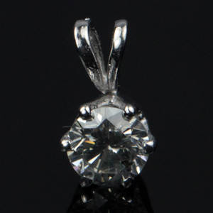 Brillant vedhæng ca. 0.42 ct.