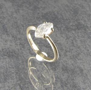 Solitär Diamantring in Gold , ca. 1.0 ct. 