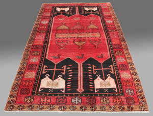 Matta, persisk Jozan, 230 x 135 cm.