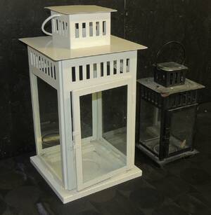 Lyktor 2st H45cm  28cm