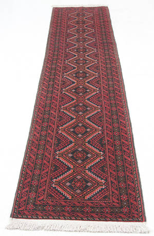 Handknuten persisk matta, Belouch 280x61 cm.
