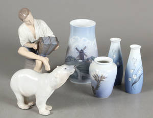 BG  Kgl. Figurer samt vaser  6