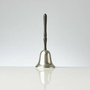 Ringklocka, sterlingsilver. Höjd 15cm