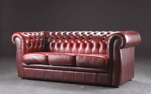 Chesterfield sofa, læder