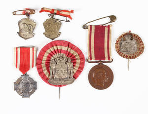 Samling ordner og medailler 6